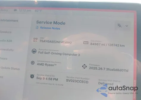 2022 Tesla Model Y Long Range Dual Motor All-Wheel Drive из США, поврежденный, VIN 7SAYGAEE2NF484192